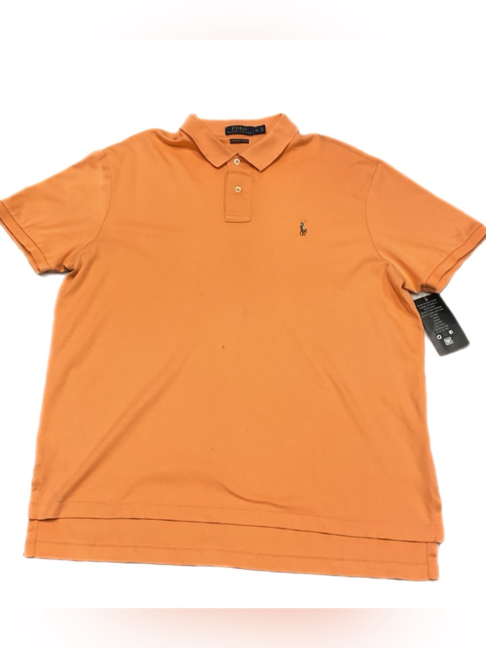Polo Ralph Lauren Pima orange Polo Shirt